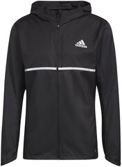 Adidas Jakas Own The Run Jacket Black H58592 H58592/M cena un informācija | Vīriešu virsjakas | 220.lv