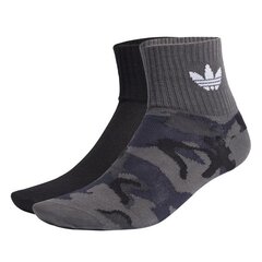 Zeķes adidas originals camo mid ankle h32345 cena un informācija | Vīriešu zeķes | 220.lv