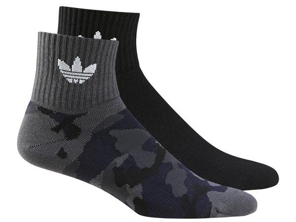 Zeķes adidas originals camo mid ankle h32345 цена и информация | Vīriešu zeķes | 220.lv