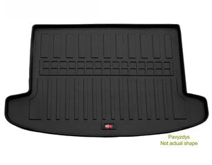 Bagāžnieka gumijas paklājs VOLVO XC90 2002-2014, (7 seats) black /6037041 cena un informācija | Bagāžnieka paklājiņi pēc auto modeļiem | 220.lv