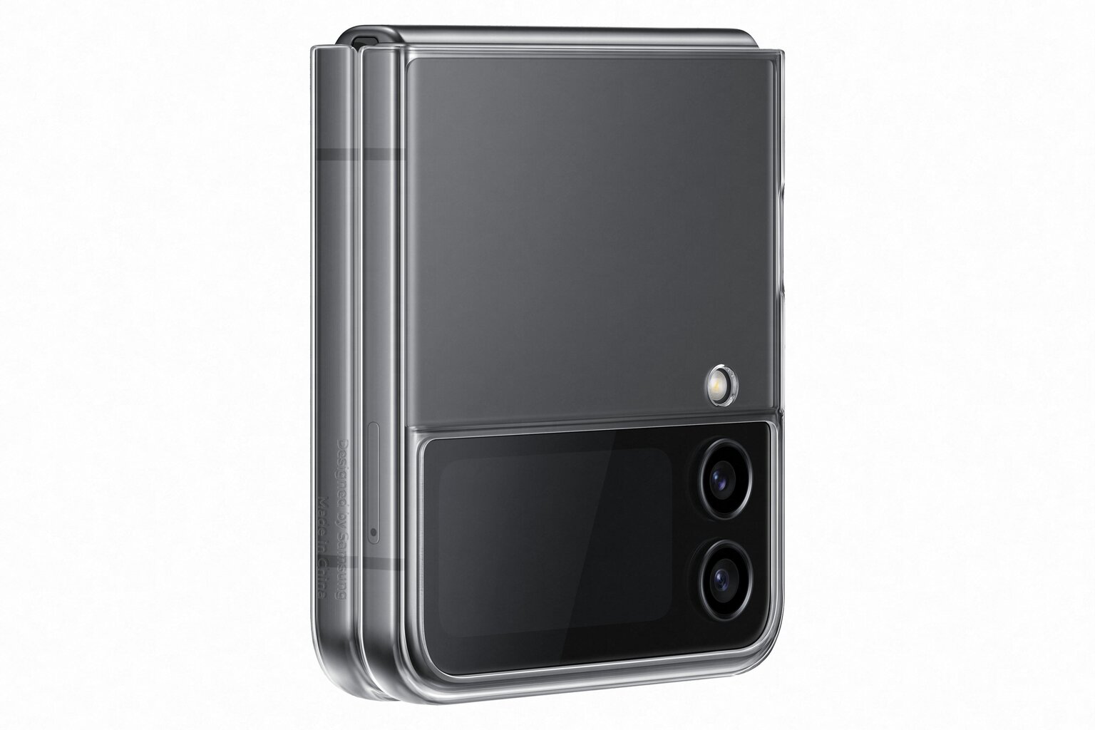 Samsung Caurspīdīgs plāns vāciņš Galaxy Z Flip 4 caurspīdīgs EF-QF721CTE cena un informācija | Telefonu vāciņi, maciņi | 220.lv