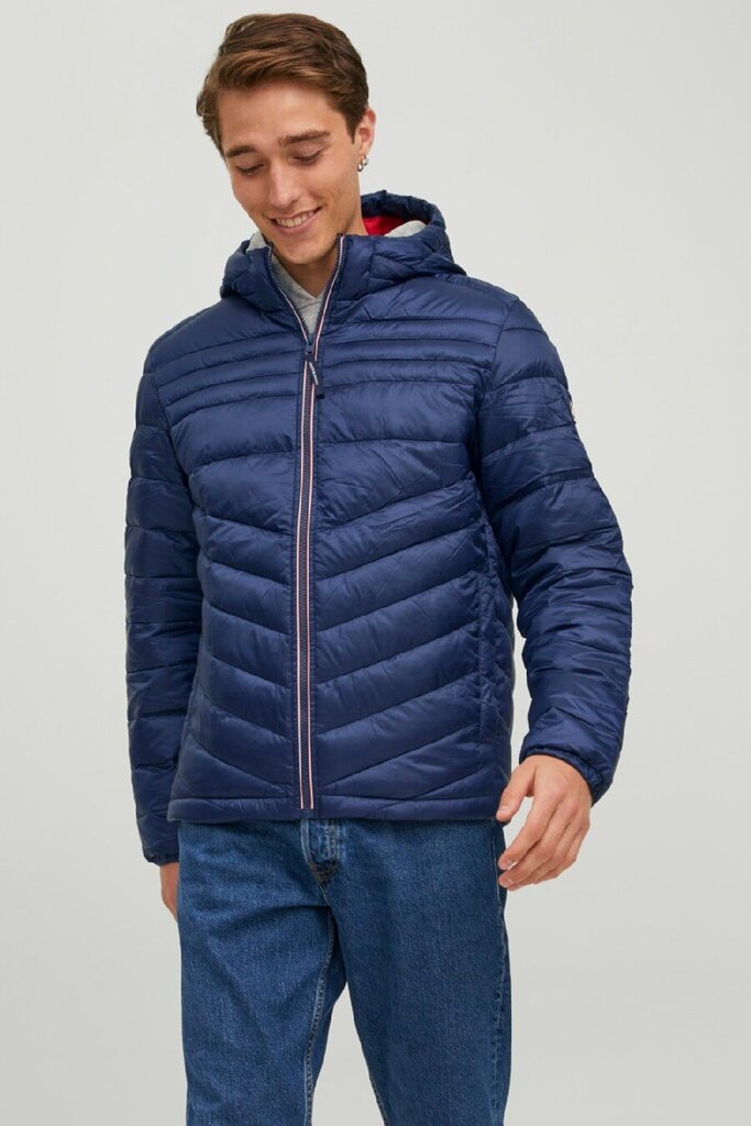 Jack & Jones vīriešu jaka 80g 12211785*02, tumši zila cena un informācija | Vīriešu virsjakas | 220.lv