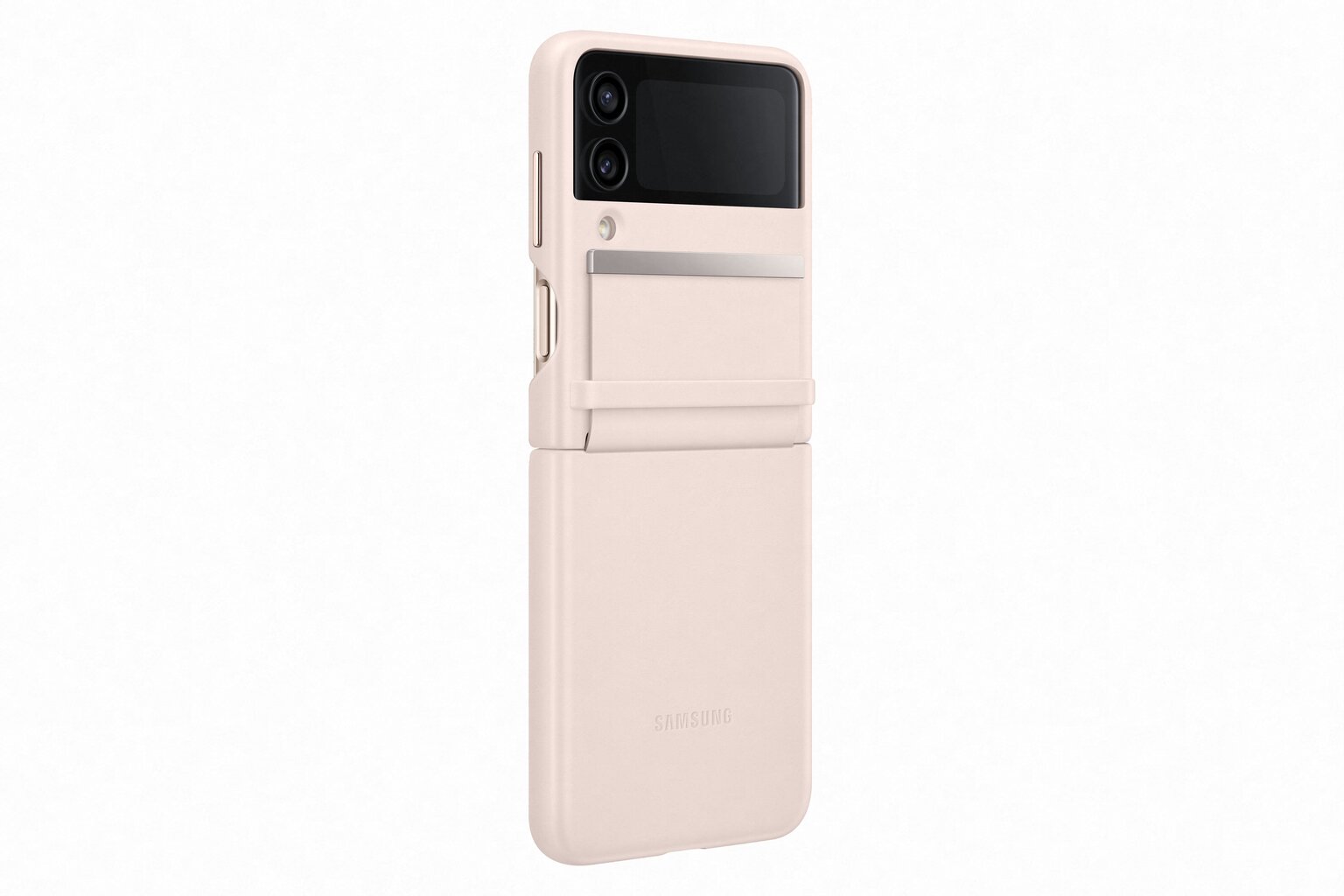 Samsung Flap ādas vāciņš Galaxy Z Flip 4 peach EF-VF721LPE cena un informācija | Telefonu vāciņi, maciņi | 220.lv