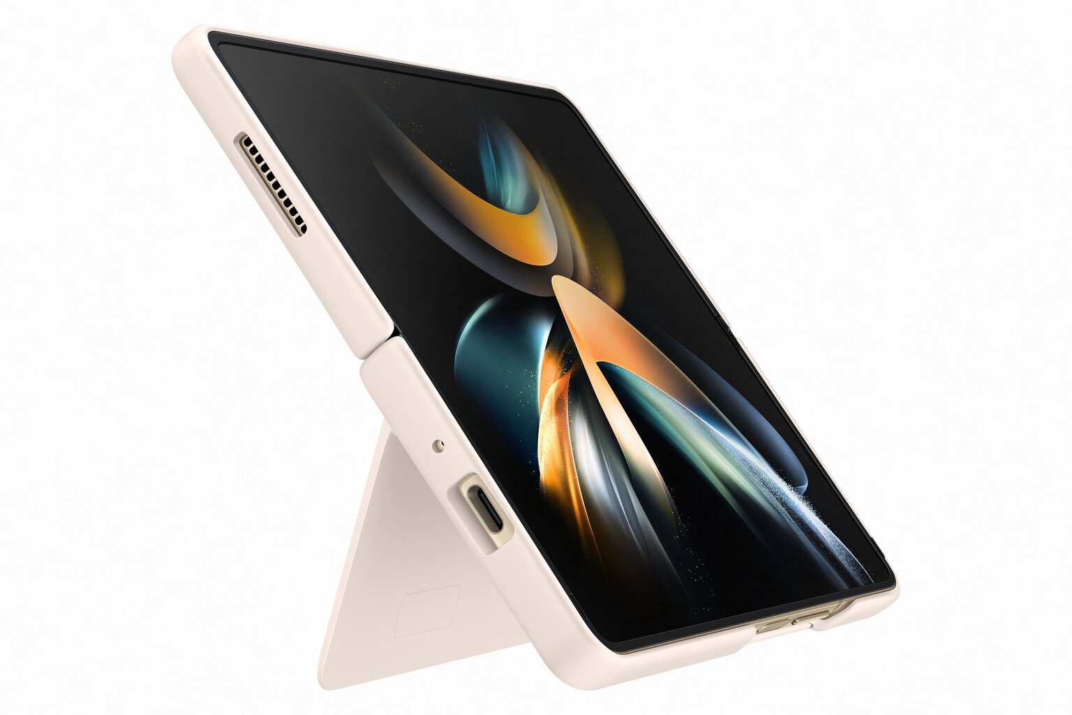 Samsung plāns pastāvīgs vāciņš Galaxy Z Fold 4 sand EF-MF936CUE цена и информация | Telefonu vāciņi, maciņi | 220.lv