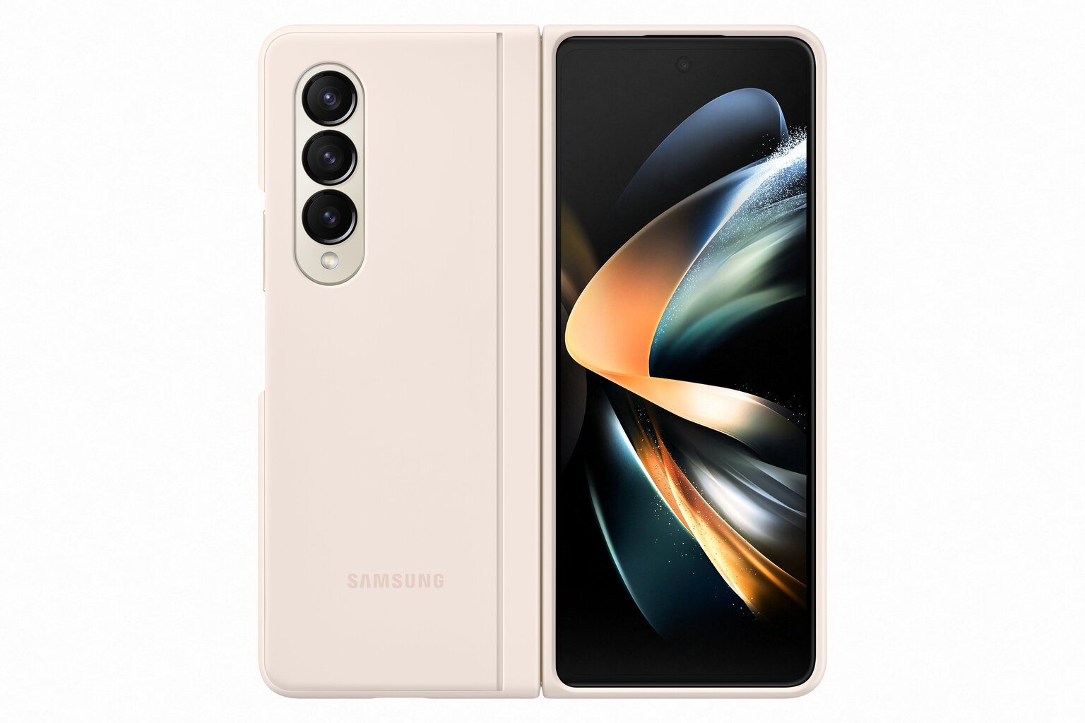 Samsung plāns pastāvīgs vāciņš Galaxy Z Fold 4 sand EF-MF936CUE цена и информация | Telefonu vāciņi, maciņi | 220.lv