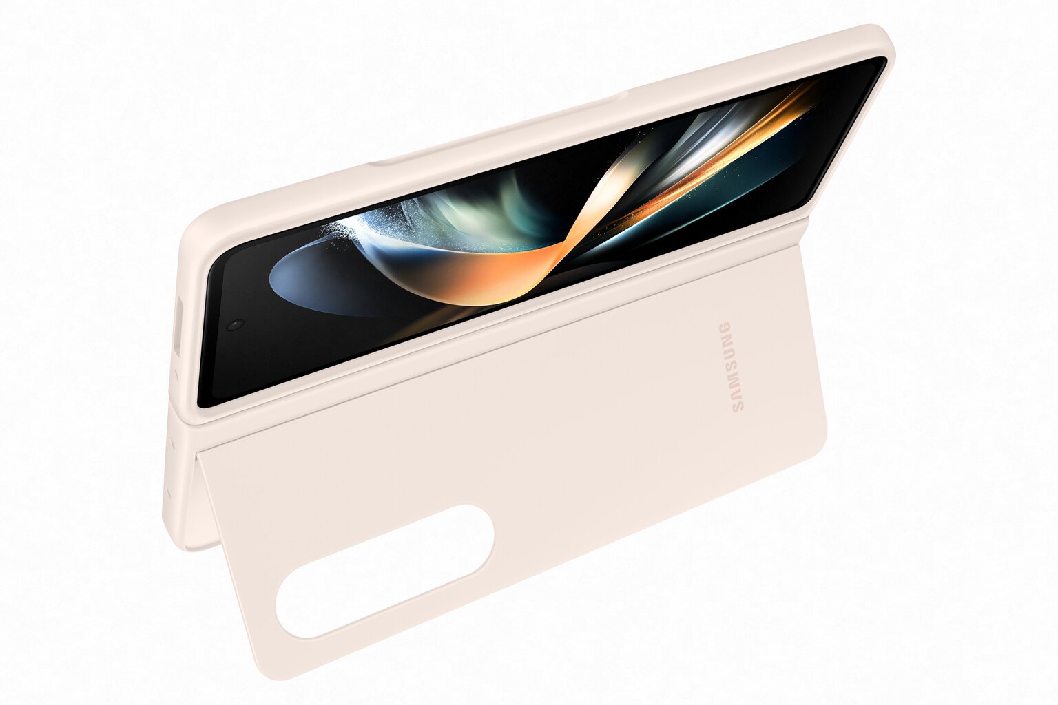 Samsung plāns pastāvīgs vāciņš Galaxy Z Fold 4 sand EF-MF936CUE цена и информация | Telefonu vāciņi, maciņi | 220.lv