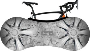 Velosipēda pārvalks FlexyJoy FJB683, pelēks cena un informācija | Velo instrumenti, kopšanas līdzekļi | 220.lv