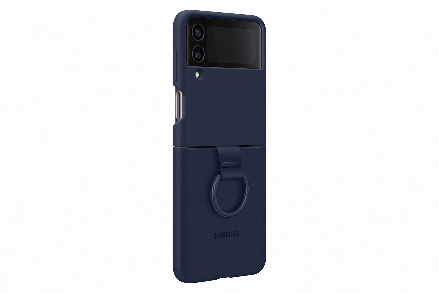 Samsung Silikona vāciņš ar gredzenu Galaxy Z Flip 4 tumši zils EF-PF721TNE cena un informācija | Telefonu vāciņi, maciņi | 220.lv