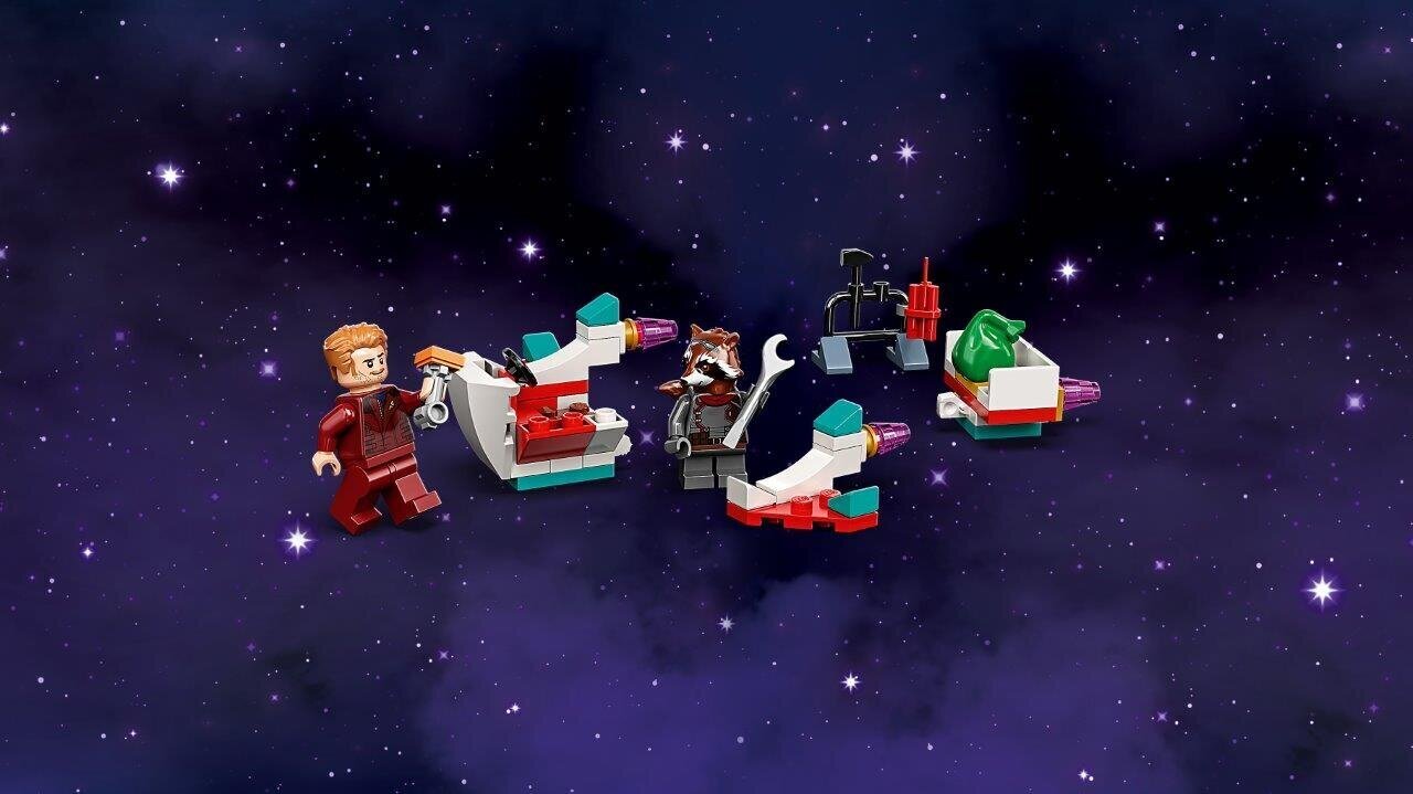 76231 LEGO® Marvel Super Heroes Galaktikas sargi Adventes kalendārs цена и информация | Konstruktori | 220.lv