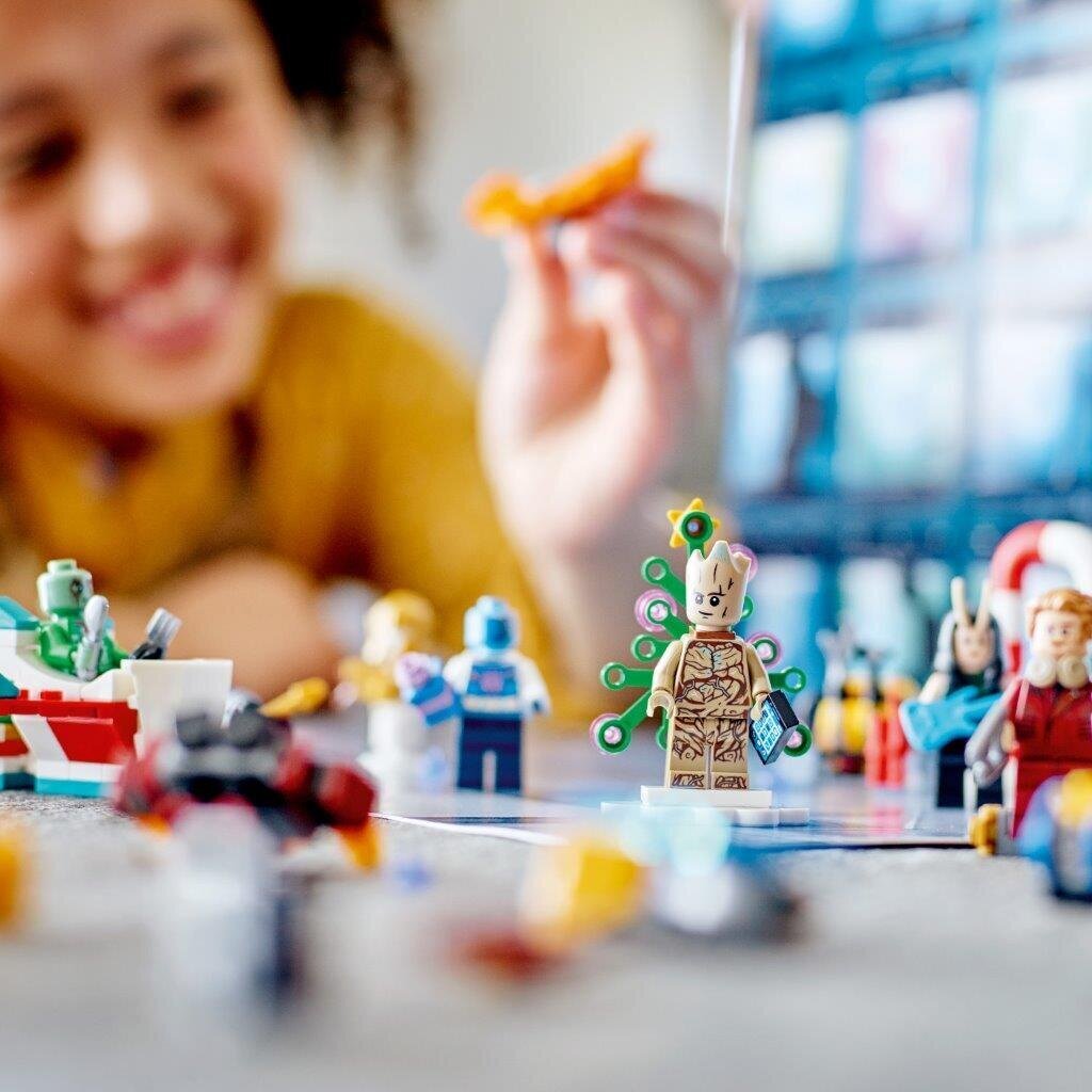 76231 LEGO® Marvel Super Heroes Galaktikas sargi Adventes kalendārs cena un informācija | Konstruktori | 220.lv