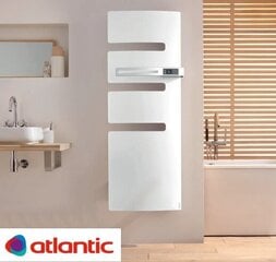 Полотенцесушитель ATLANTIC электрический 500W SERENIS, белый цена и информация | Полотенцесушители | 220.lv