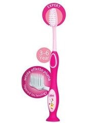 Детская зубная щетка Chicco, для молочных зубов, розовый, 3 - 6 лет цена и информация | Зубные щетки, пасты | 220.lv