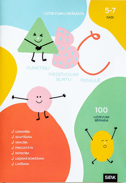 Uzdevumu grāmata - žurnāls bērniem (5-7 gadi) cena un informācija | Krāsojamās grāmatas | 220.lv