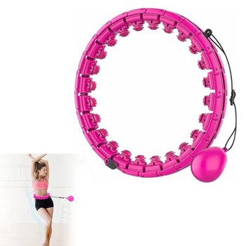 Массажный обруч Reach Smart Hula Hoop M2, розовый цена и информация | Обручи, гимнастические палки | 220.lv