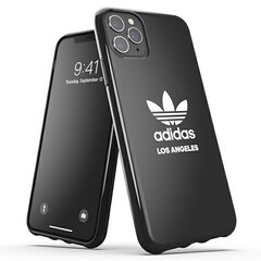 Adidas OR SnapCase Los Angeles paredzēts iPhone 11 Pro Max 43881, melns cena un informācija | Telefonu vāciņi, maciņi | 220.lv