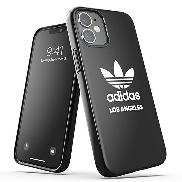 Adidas OR SnapCase Los Angeles paredzēts iPhone 12 mini 43882, melns цена и информация | Telefonu vāciņi, maciņi | 220.lv