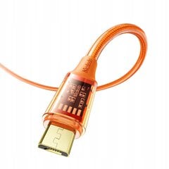 Mcdodo телефонный кабель мощный быстрая зарядка Micro USB QC 4.0 3A 1,2 м оранжевый цена и информация | Кабели для телефонов | 220.lv