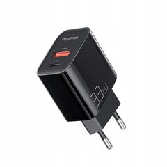 Mcdodo Tālruņa lādētājs, Ātrs, USB, USB-C, 33 W, kabelis iekļauts, 60 W, melns, CH-0922 цена и информация | Зарядные устройства для телефонов | 220.lv