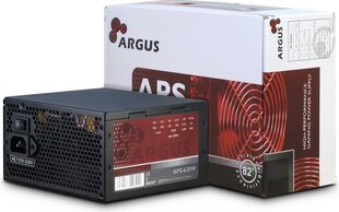 INTER-TECH PSU Argus APS-620W, 120mm, 82+ efficiency cena un informācija | Barošanas bloki (PSU) | 220.lv