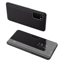 Hurtel Clear View Case paredzēts Oppo Reno3 / A91 / F15, melns cena un informācija | Telefonu vāciņi, maciņi | 220.lv