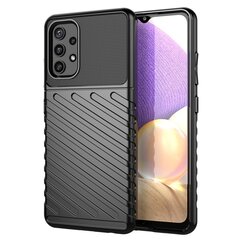 Thunder Case flexible armored cover, paredzēts Samsung Galaxy A32 5G, melns цена и информация | Чехлы для телефонов | 220.lv