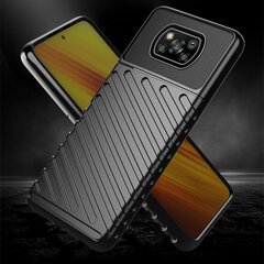 Thunder Case Flexible armored cover, paredzēts Xiaomi Poco X3 NFC / Poco X3 Pro, zils cena un informācija | Telefonu vāciņi, maciņi | 220.lv