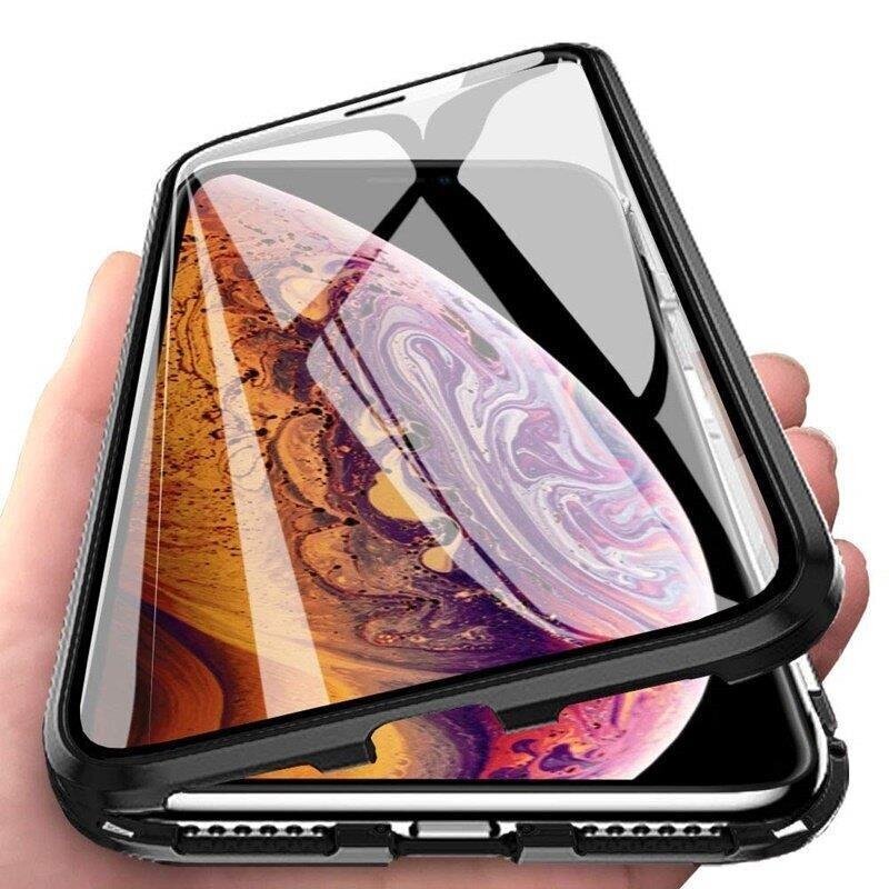 Wozinsky Full Magnetic Case paredzēts Vivo X60, melns cena un informācija | Telefonu vāciņi, maciņi | 220.lv