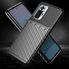 Thunder Case Flexible Tough Rugged Cover TPU Case, paredzēts Xiaomi Redmi Note 10 Pro, zils cena un informācija | Telefonu vāciņi, maciņi | 220.lv