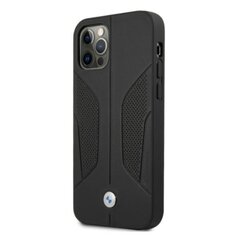 Чехол BMW для iPhone 12/12 Pro 6.1", чёрный цена и информация | Чехлы для телефонов | 220.lv