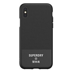 Dr Nona SuperDry Molded Canvas, paredzēts iPhone X / Xs, melns cena un informācija | Telefonu vāciņi, maciņi | 220.lv