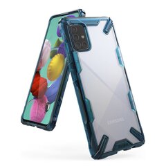 Ringke Fusion X durable PC Case with TPU Bumper for Samsung Galaxy M31s blue (FUSG0064) cena un informācija | Telefonu vāciņi, maciņi | 220.lv