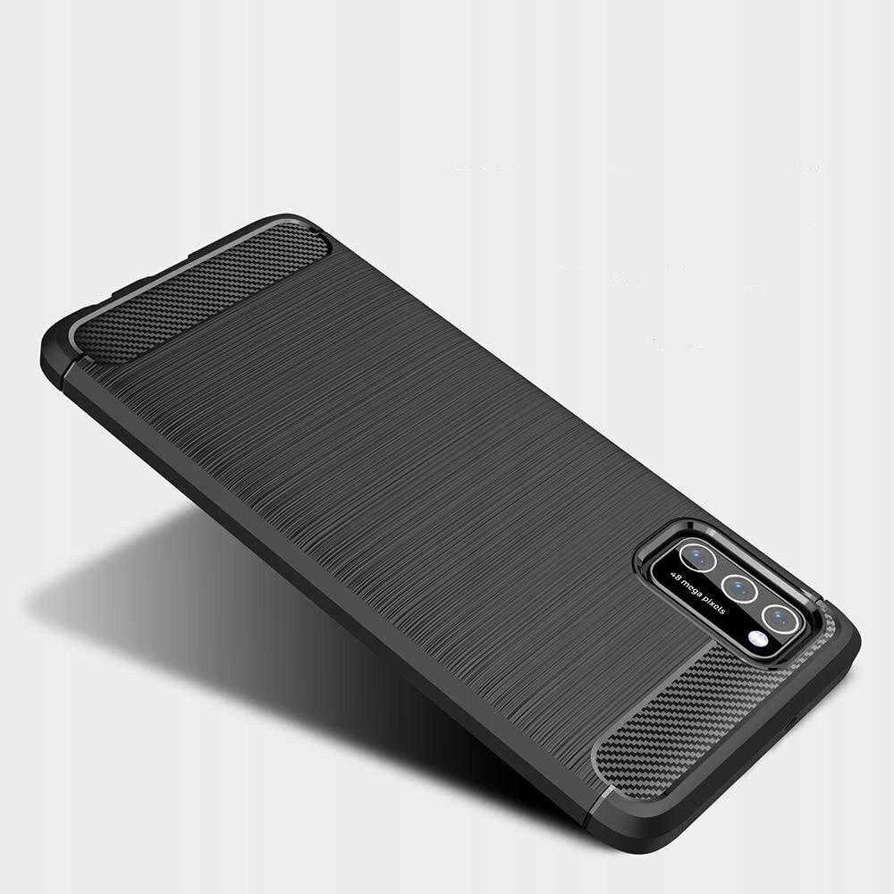 Hurtel Carbon Case paredzēts Xiaomi Poco M3, melns цена и информация | Telefonu vāciņi, maciņi | 220.lv