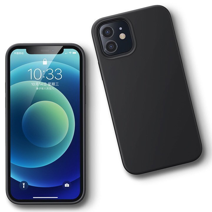 Ugreen Protective Silicone Case, paredzēts iPhone 12 mini, melns цена и информация | Telefonu vāciņi, maciņi | 220.lv