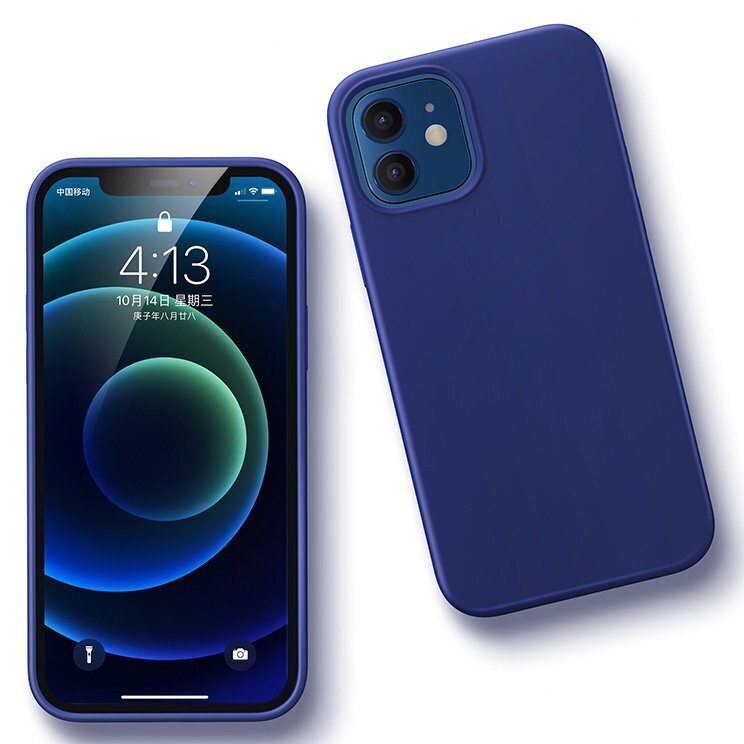 Ugreen Protective Silicone Case, paredzēts iPhone 12 mini, zils цена и информация | Telefonu vāciņi, maciņi | 220.lv