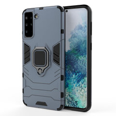 Ring Armor Case Kickstand Tough Rugged Cover, paredzēts Samsung Galaxy S21+ 5G (S21 Plus 5G), zils цена и информация | Чехлы для телефонов | 220.lv