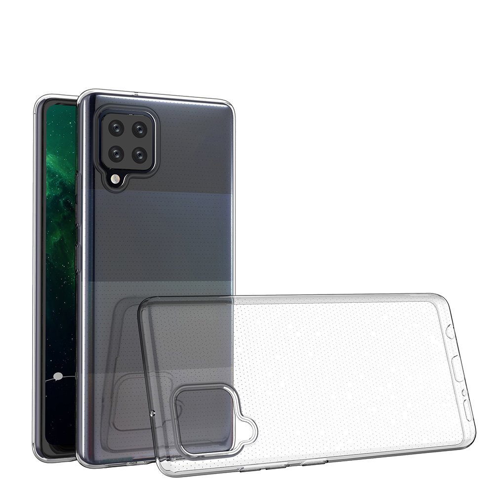 Ultra Clear 0.5mm Case Gel TPU Cover, paredzēts Samsung Galaxy A12 / Galaxy M12,Caurspīdīgs cena un informācija | Telefonu vāciņi, maciņi | 220.lv