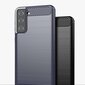 Hurtel Carbon Case paredzēts Samsung Galaxy S21+ 5G (S21 Plus 5G), zils cena un informācija | Telefonu vāciņi, maciņi | 220.lv