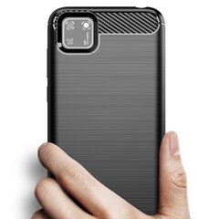 Чехол Hurtel Carbon для Oppo A73, чёрный цена и информация | Чехлы для телефонов | 220.lv