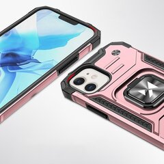 Wozinsky Ring Armor Hybrid Case paredzēts iPhone 12 mini, rozā cena un informācija | Telefonu vāciņi, maciņi | 220.lv