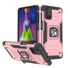 Wozinsky Ring Armor Case paredzēts Samsung Galaxy M51, rozā цена и информация | Чехлы для телефонов | 220.lv