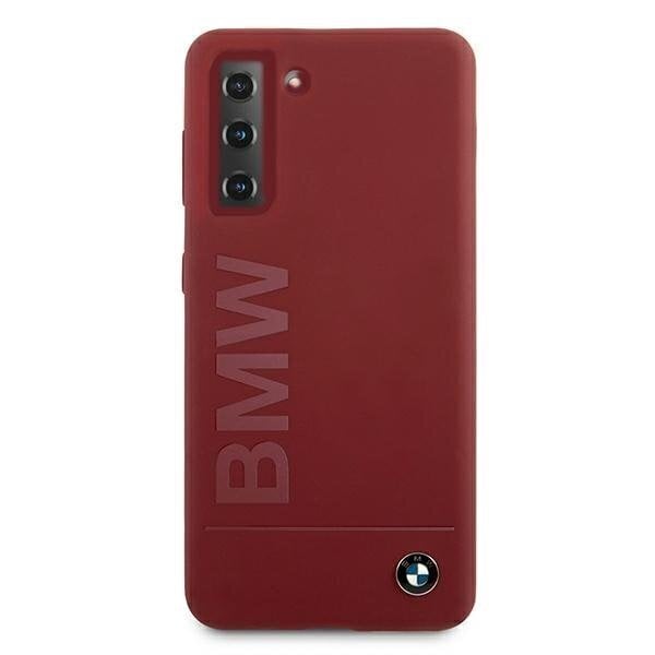 BMW Case BMHCS21SSLBLRE paredzēts Samsung S21 G991, sarkans cena un informācija | Telefonu vāciņi, maciņi | 220.lv