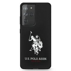 US Polo USHCS21LSLHRBK, paredzēts S21 Ultra G998, melns cena un informācija | Telefonu vāciņi, maciņi | 220.lv