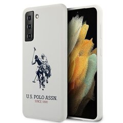 Чехол US Polo для Samsung S21 G991, белый цена и информация | Чехлы для телефонов | 220.lv