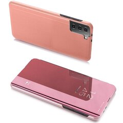 Hurtel Clear View Case paredzēts Samsung Galaxy S21 Ultra 5G, rozā cena un informācija | Telefonu vāciņi, maciņi | 220.lv