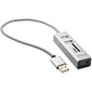 USB koncentrators YENKEE YHC 101SR, USB A - 3x USB 2.0, SD slot, micro SD, 480 Mbps, 0.3m цена и информация | Adapteri un USB centrmezgli | 220.lv