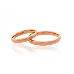 Zelta laulības gredzens "Klasika IX" no 585 proves sarkanā zelta 4752263024632 cena un informācija | Gredzeni | 220.lv