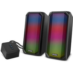 Yenkee YSP 2004RGB, 2.0, 2x2,5 Вт RMS, Bluetooth 5.0, разъем 3,5 мм, RGB цена и информация | Аудиоколонки | 220.lv