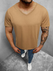 Vīriešu brūns T-krekls "Dimel" JS/712007-48370-M цена и информация | Мужские футболки | 220.lv
