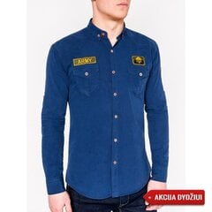 Vīriešu krekls Delora K361-48506, tumši zils цена и информация | Мужские рубашки | 220.lv
