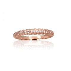 Золотое кольцо "Хрустальный Горизонт VIII" из красного золота 585 пробы 4752263023109 цена и информация | Кольца | 220.lv